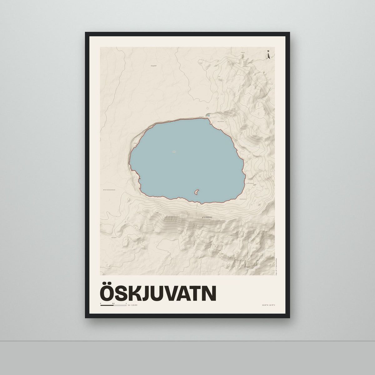 Öskjuvatn – Sandur, rauður