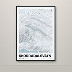 Skorradalsvatn – Ljóst, okkurgulur