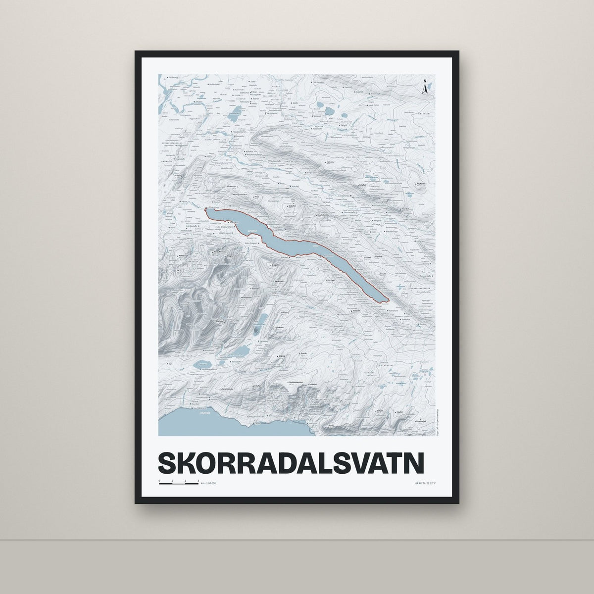Skorradalsvatn – Ljóst, rauður