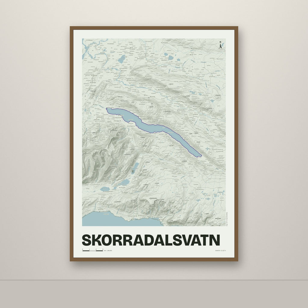 Skorradalsvatn – Mosi, lúpínufjólublár