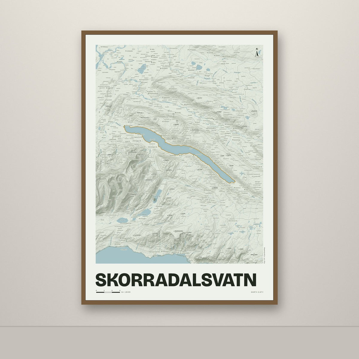 Skorradalsvatn – Mosi, okkurgulur
