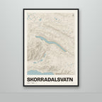 Skorradalsvatn – Sandur, okkurgulur