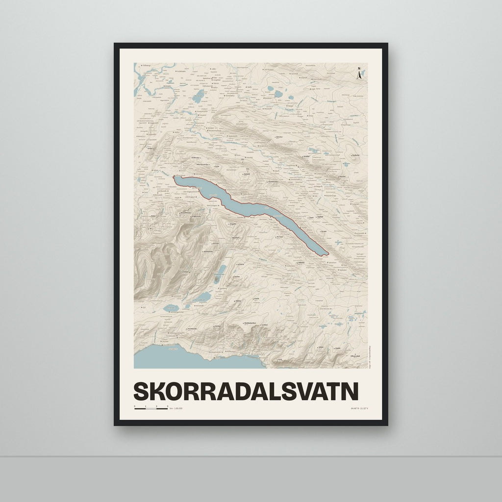 Skorradalsvatn – Sandur, rauður