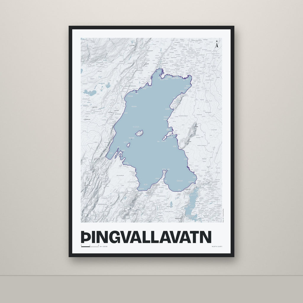 Þingvallavatn – Ljóst, lúpínufjólublár