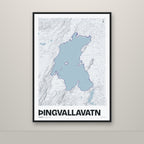 Þingvallavatn – Ljóst, lúpínufjólublár