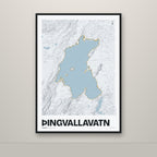 Þingvallavatn – Ljóst, okkurgulur