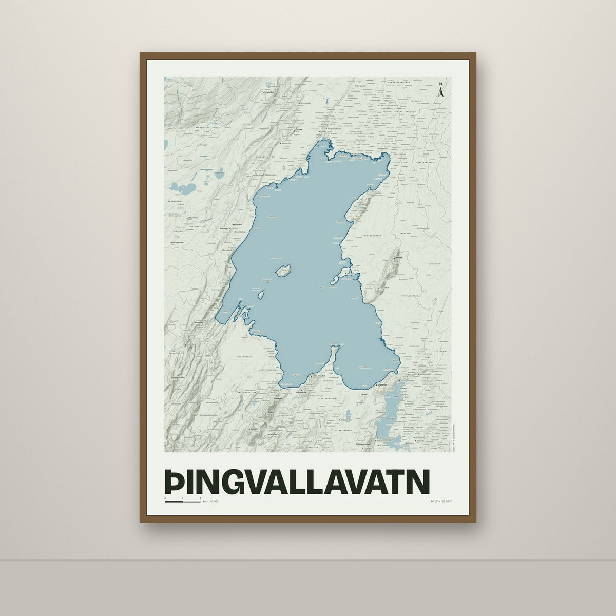 Þingvallavatn – Mosi, blár