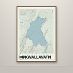 Þingvallavatn – Mosi, lúpínufjólublár