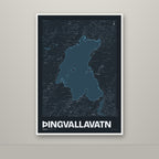 Þingvallavatn – Nótt, blár