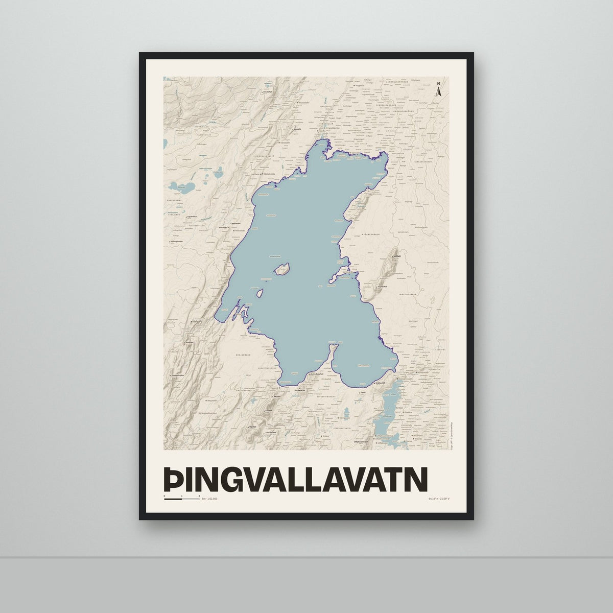 Þingvallavatn – Sandur, lúpínufjólublár