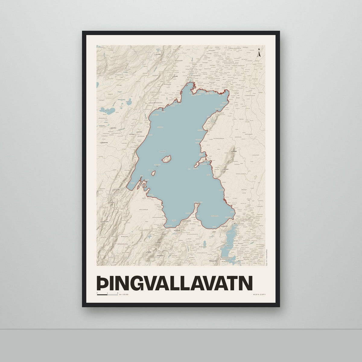 Þingvallavatn – Sandur, rauður