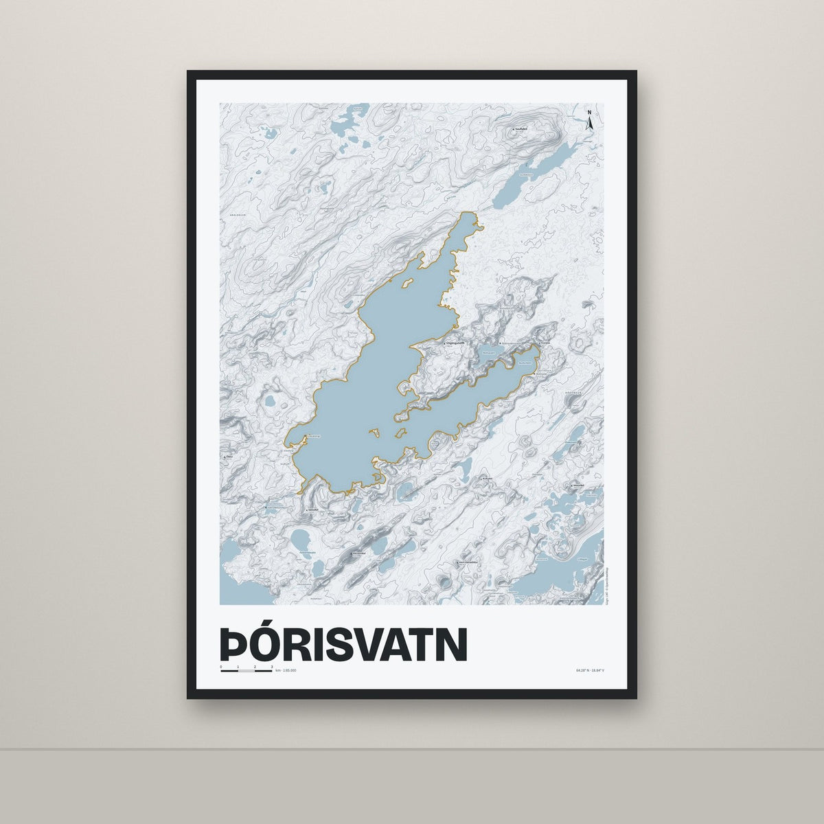 Þórisvatn – Ljóst, okkurgulur