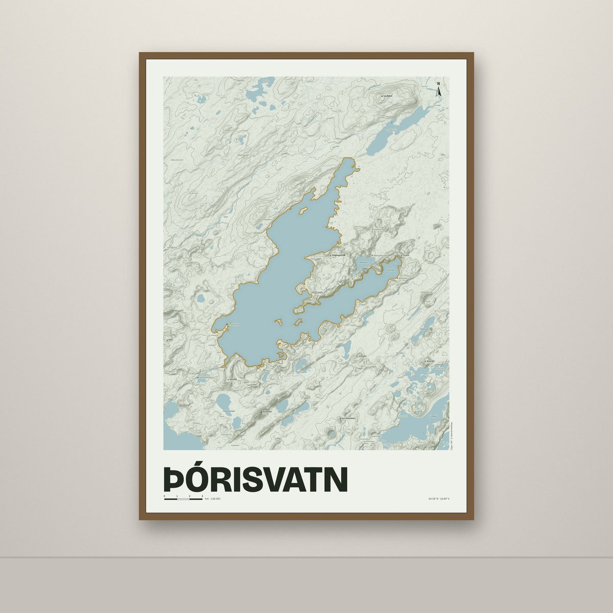 Þórisvatn – Mosi, okkurgulur