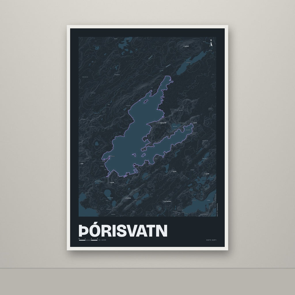 Þórisvatn – Nótt, lúpínufjólublár