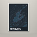 Þórisvatn – Nótt, lúpínufjólublár