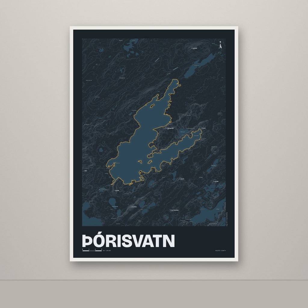 Þórisvatn – Nótt, okkurgulur