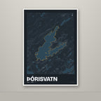 Þórisvatn – Nótt, okkurgulur