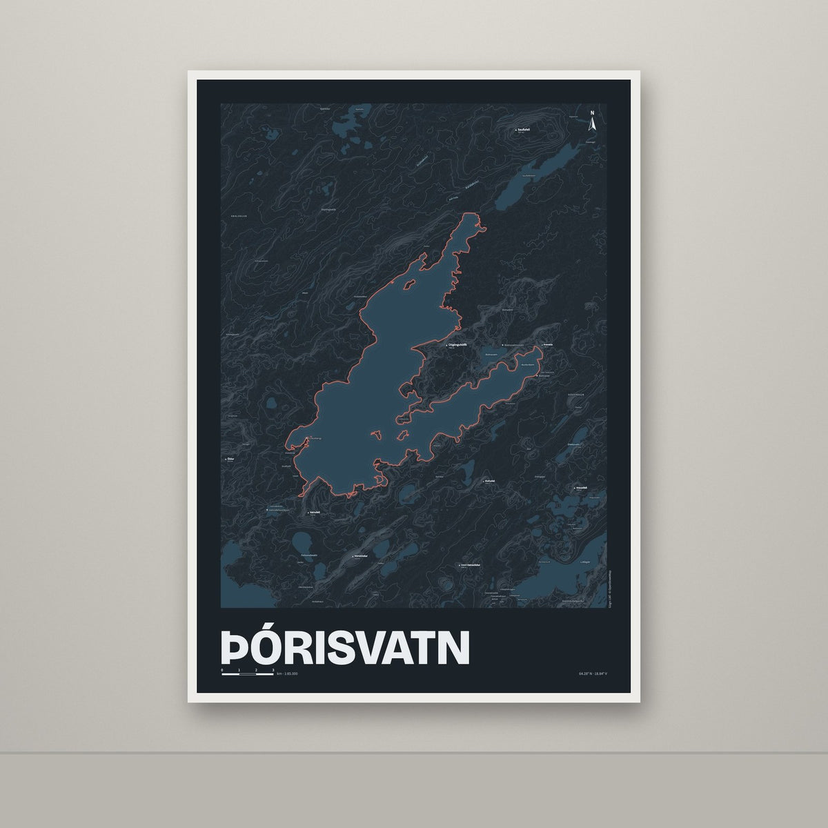 Þórisvatn – Nótt, rauður