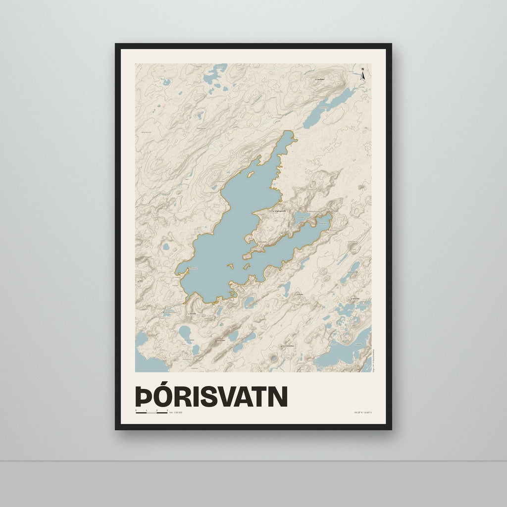 Þórisvatn – Sandur, okkurgulur