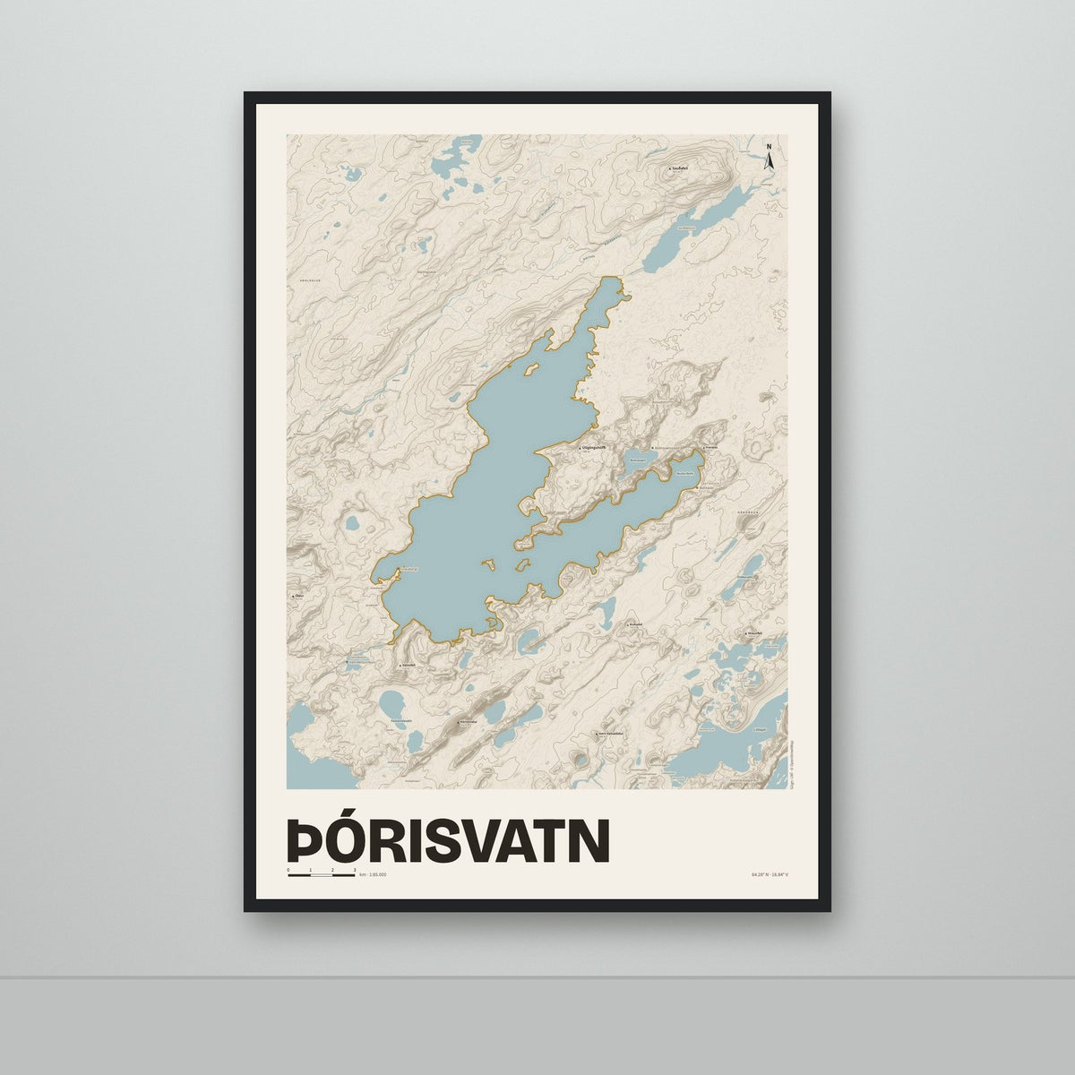 Þórisvatn – Sandur, okkurgulur