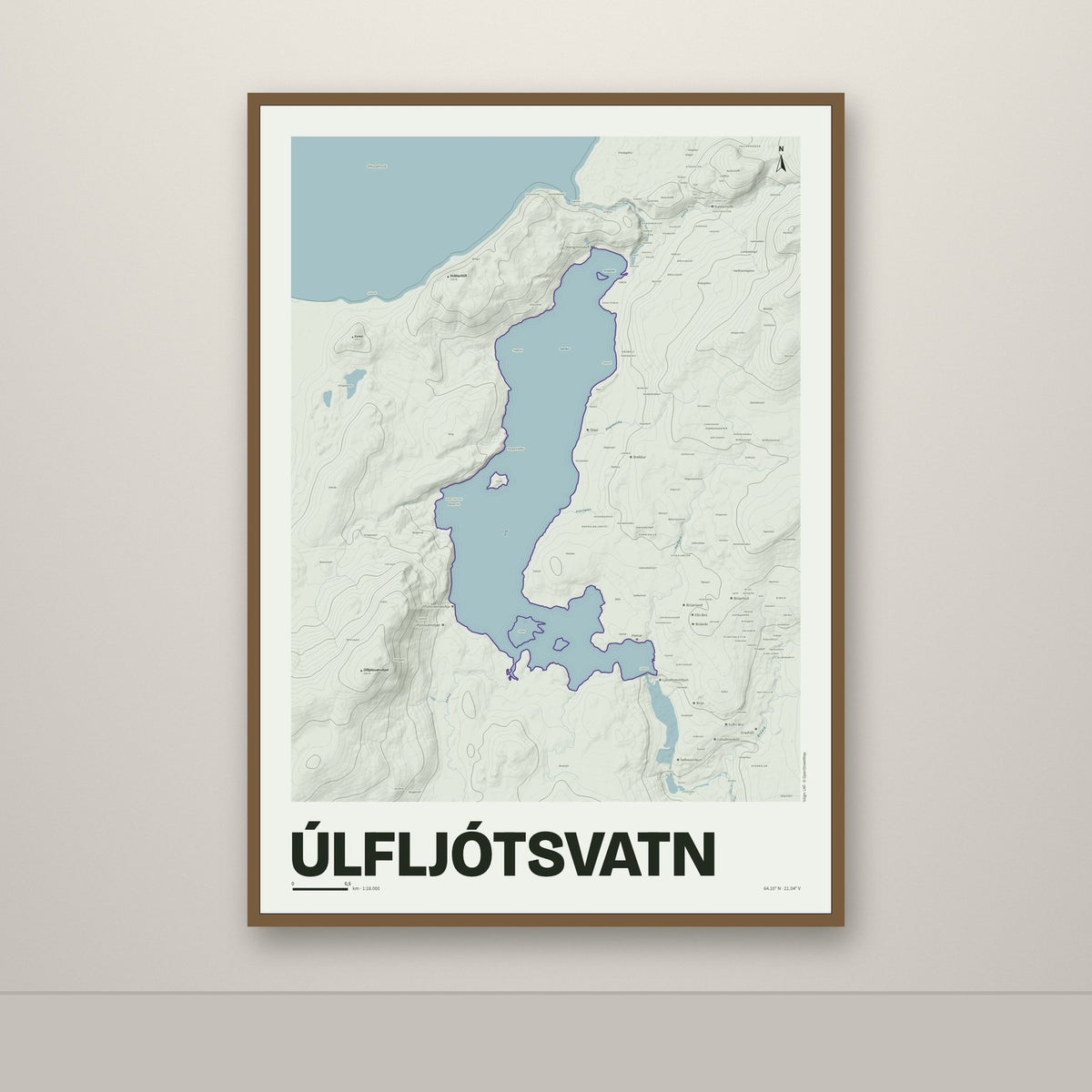 Úlfljótsvatn – Mosi, lúpínufjólublár