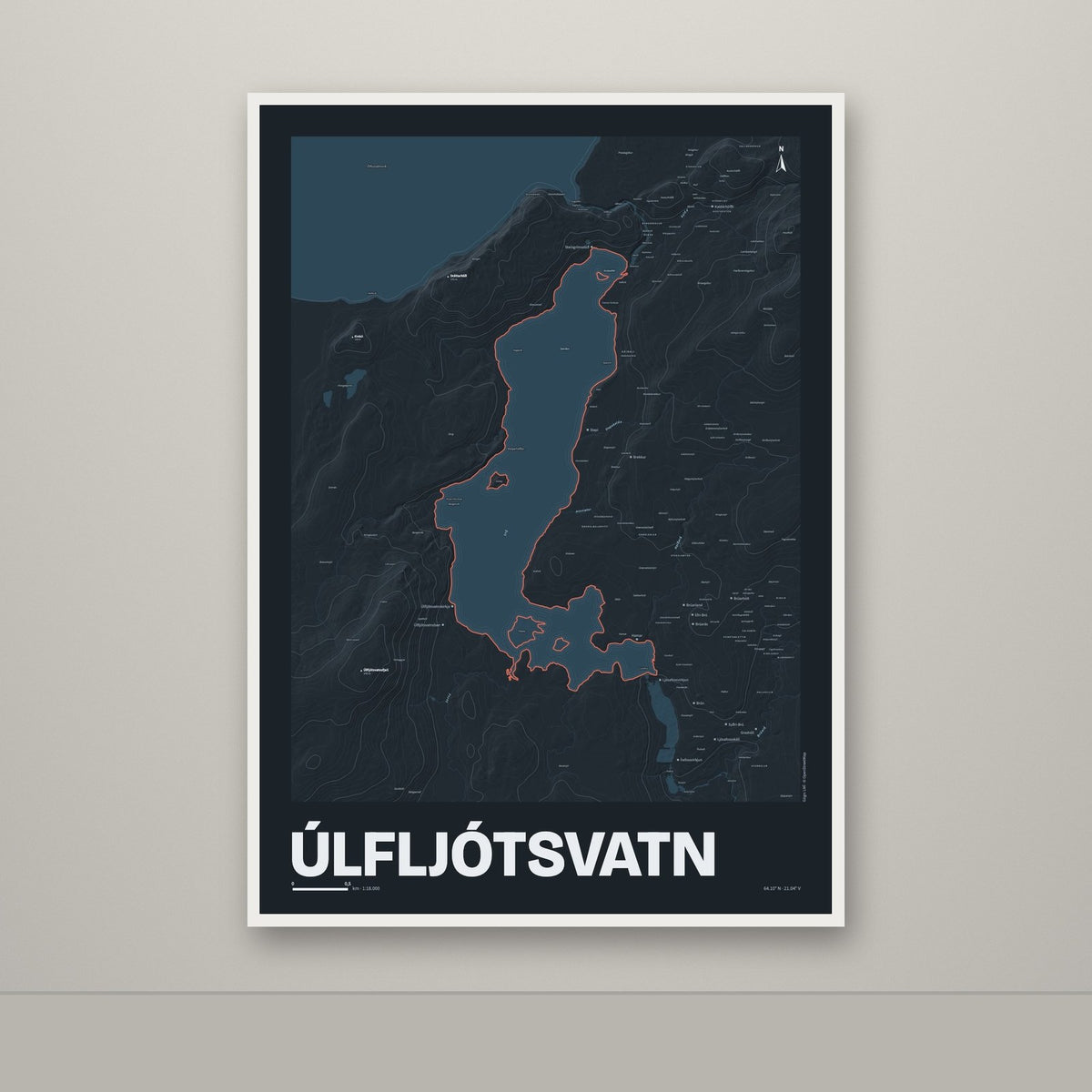 Úlfljótsvatn – Nótt, rauður