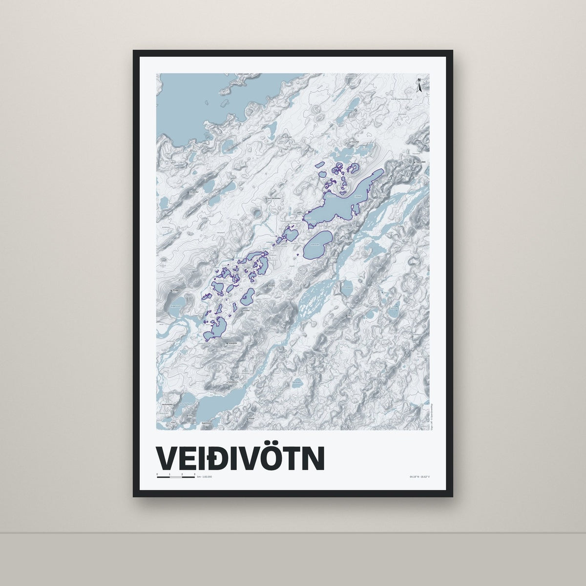 Veiðivötn – Ljóst, lúpínufjólublár
