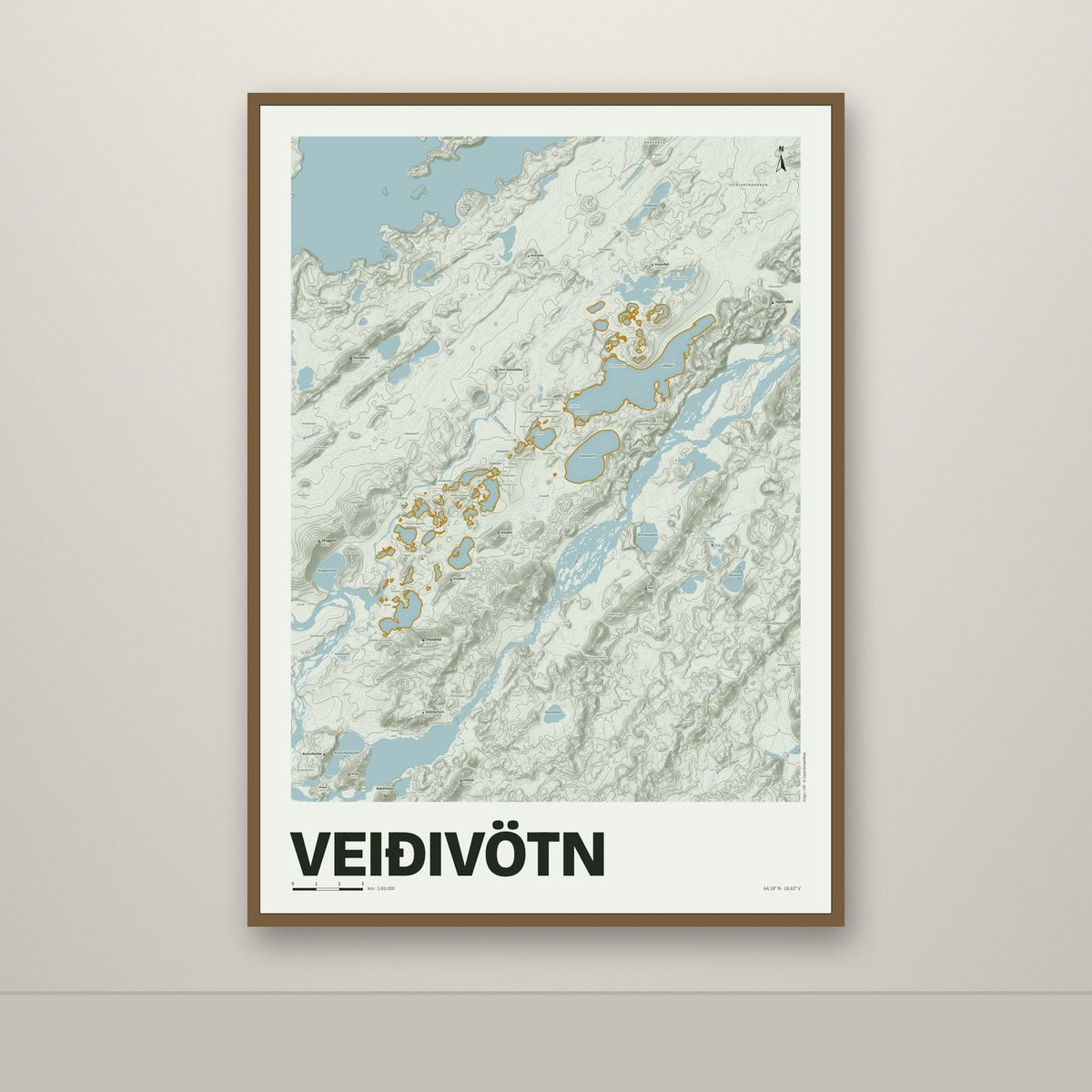 Veiðivötn – Mosi, okkurgulur