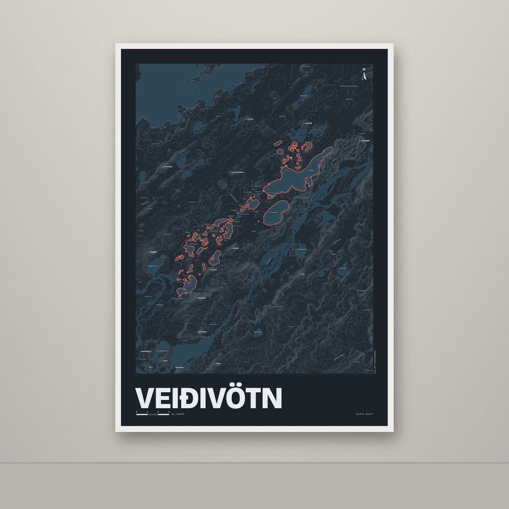 Veiðivötn – Nótt, rauður