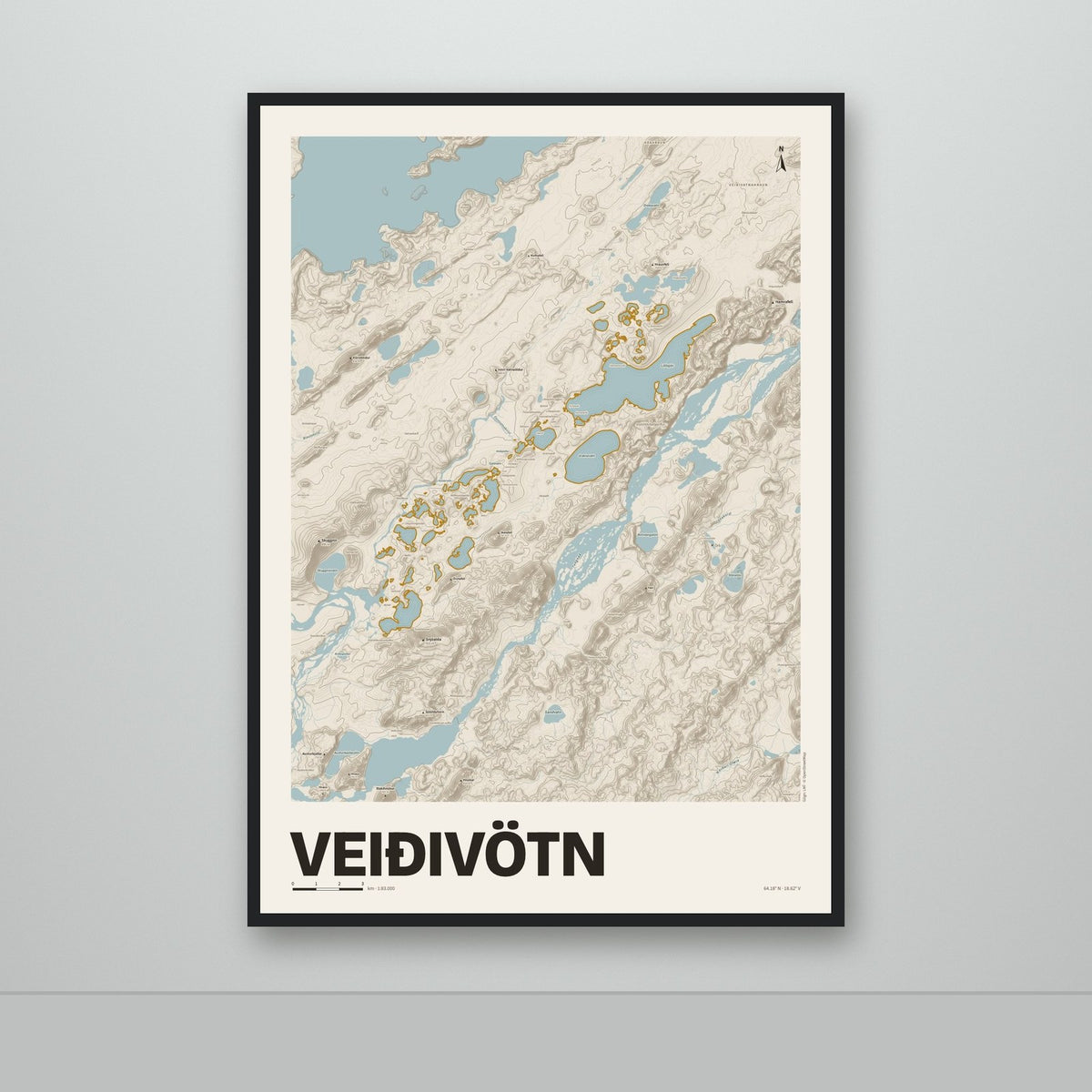 Veiðivötn – Sandur, okkurgulur