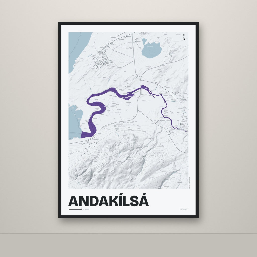 Andakílsá – Ljóst, lúpínufjólublár