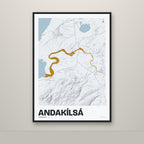 Andakílsá – Ljóst, okkurgulur