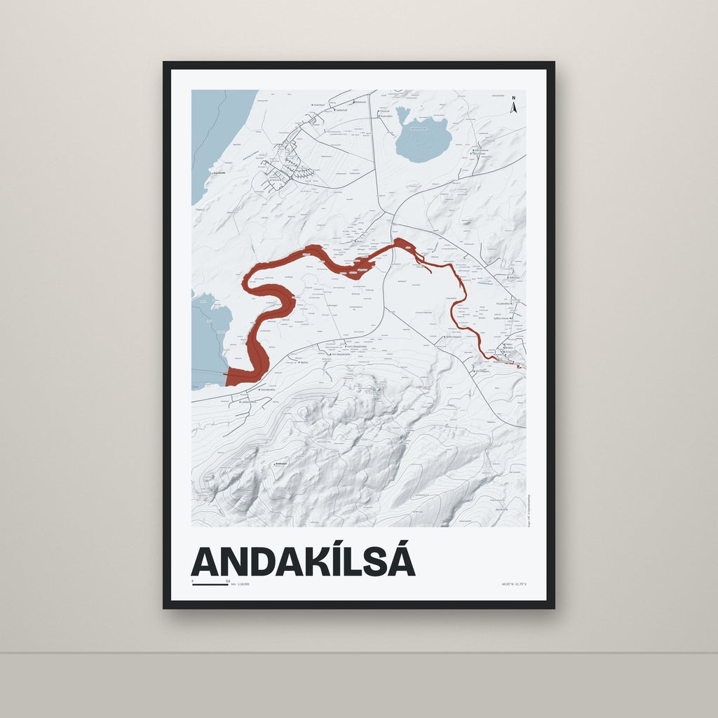 Andakílsá – Ljóst, rauður