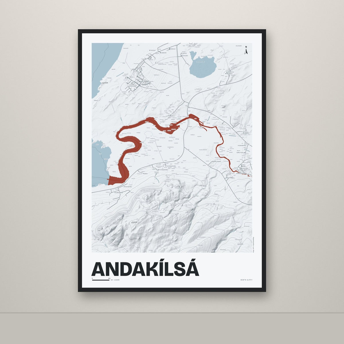 Andakílsá – Ljóst, rauður