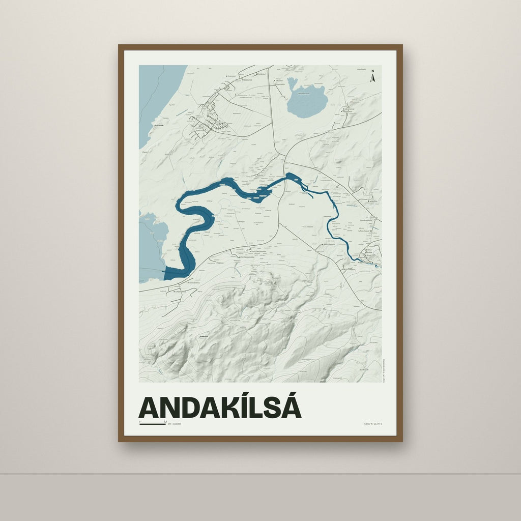 Andakílsá – Mosi, blár