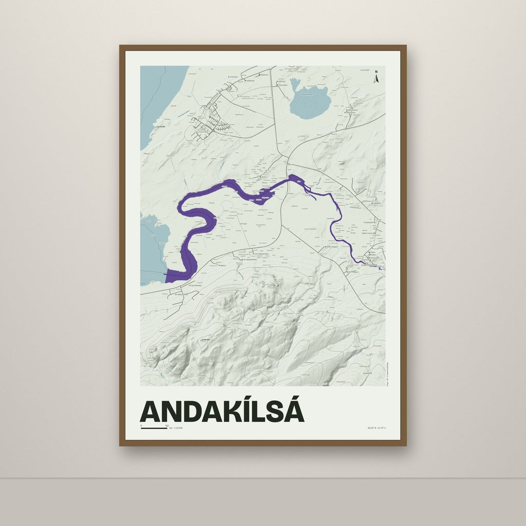 Andakílsá – Mosi, lúpínufjólublár