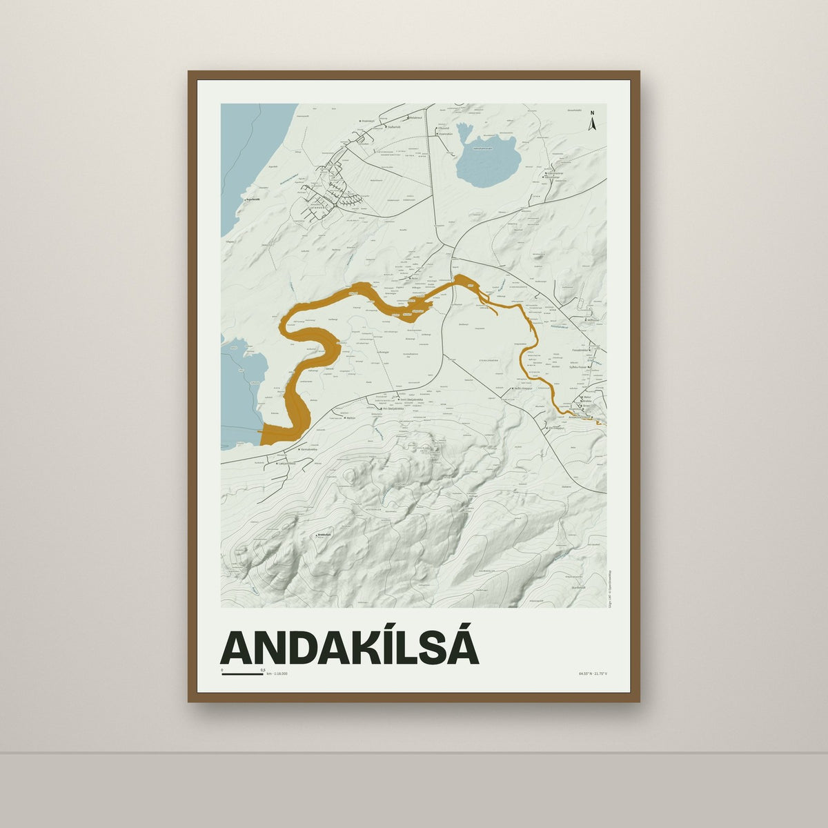 Andakílsá – Mosi, okkurgulur