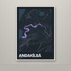Andakílsá – Nótt, lúpínufjólublár