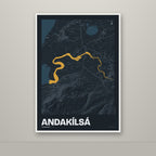 Andakílsá – Nótt, okkurgulur