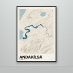 Andakílsá – Sandur, blár