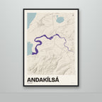 Andakílsá – Sandur, lúpínufjólublár