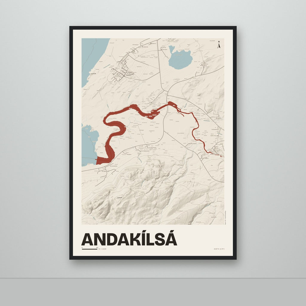 Andakílsá – Sandur, rauður