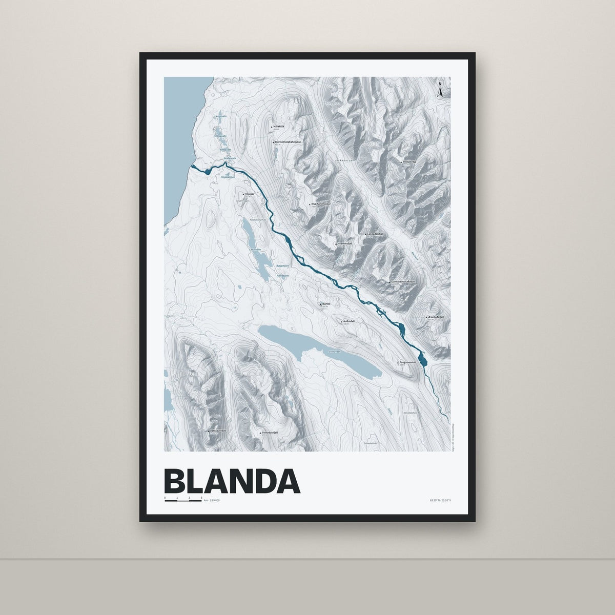 Blanda – Ljóst, blár