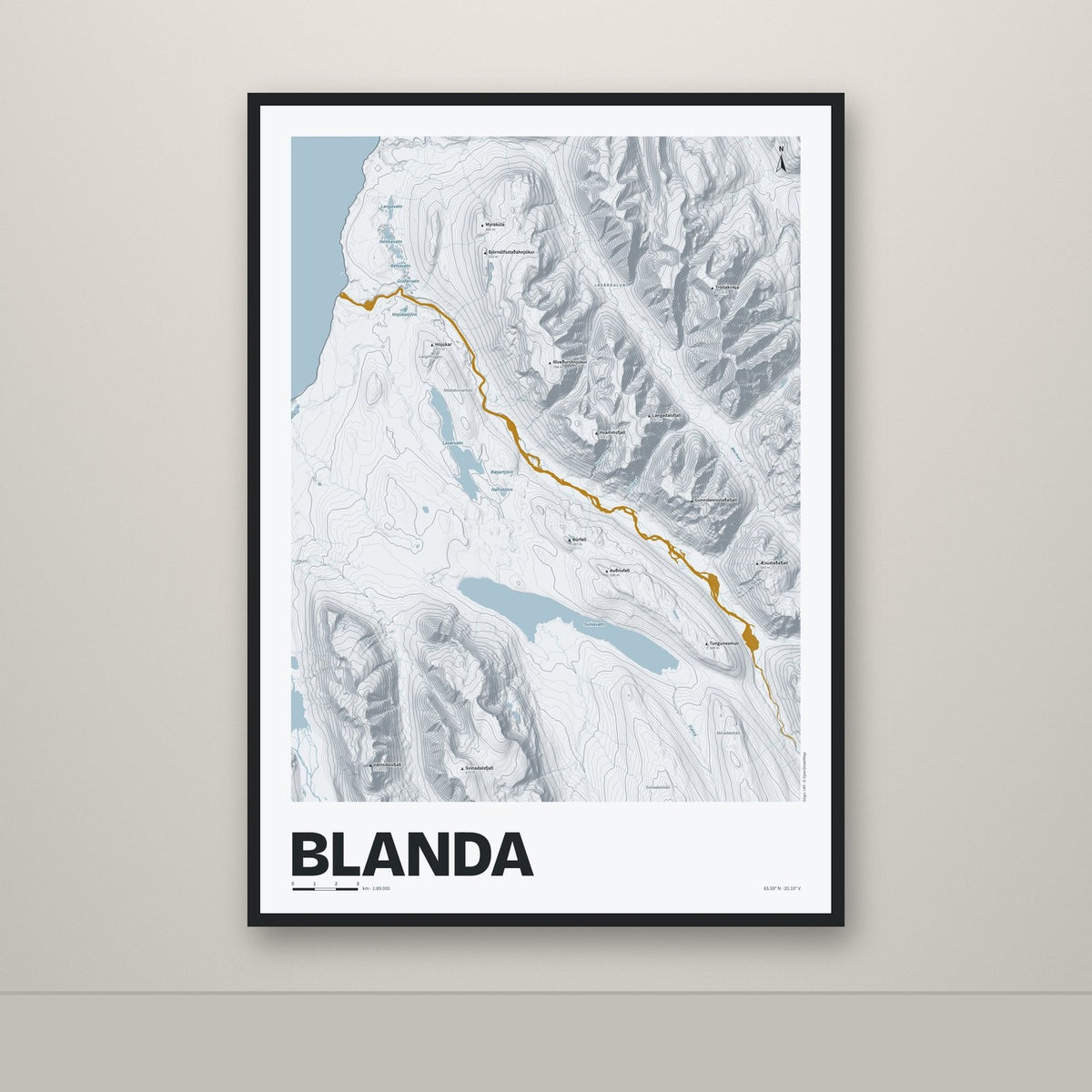 Blanda – Ljóst, okkurgulur