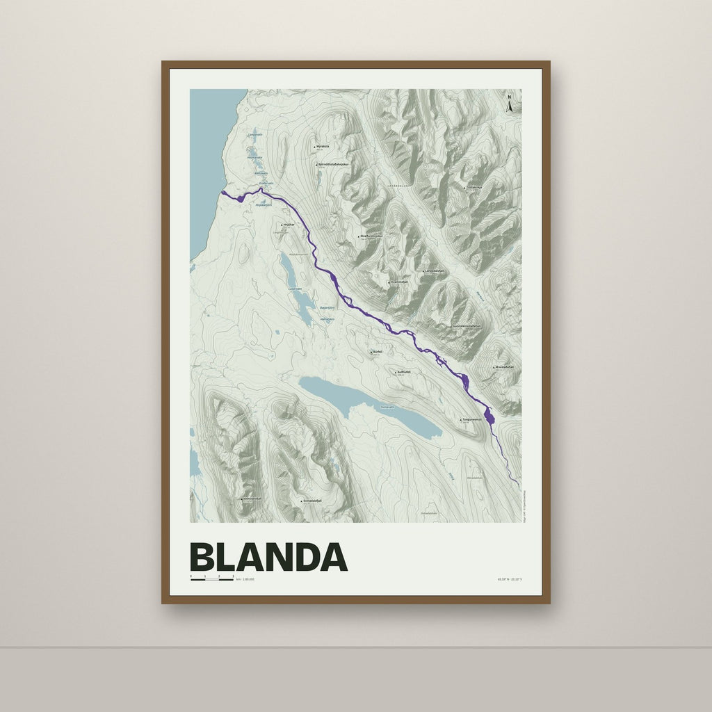 Blanda – Mosi, lúpínufjólublár