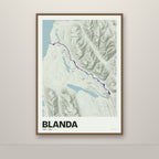 Blanda – Mosi, lúpínufjólublár
