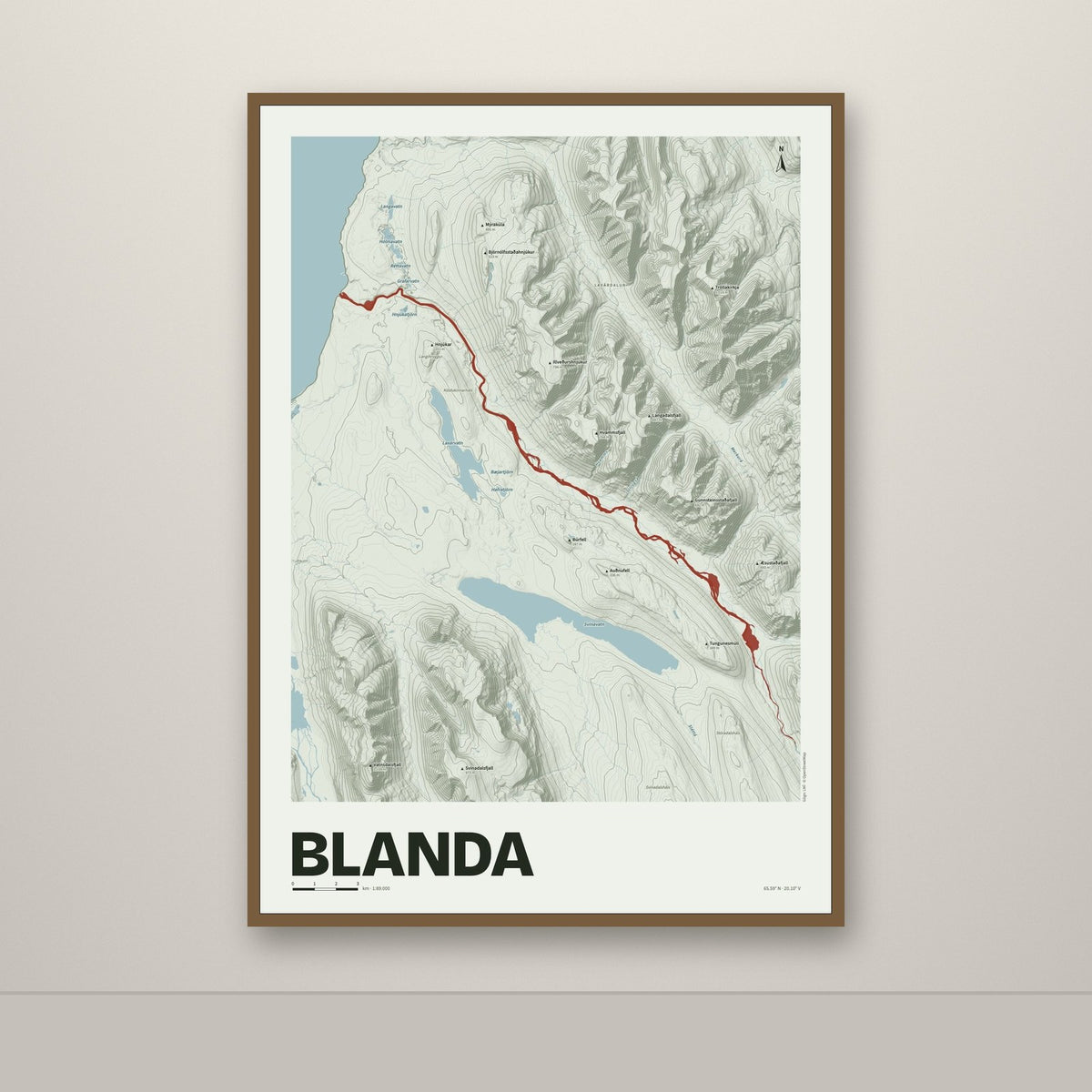 Blanda – Mosi, rauður