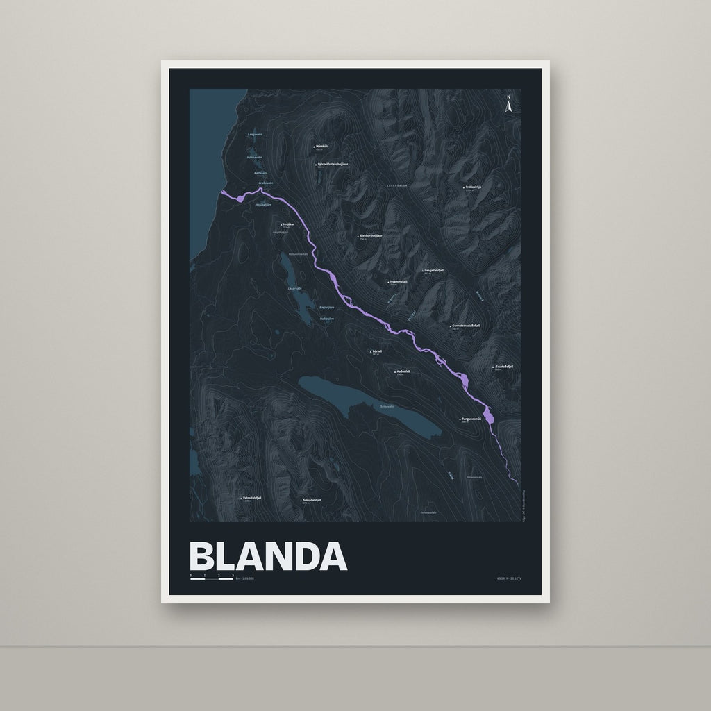 Blanda – Nótt, lúpínufjólublár
