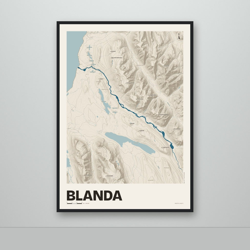 Blanda – Sandur, blár