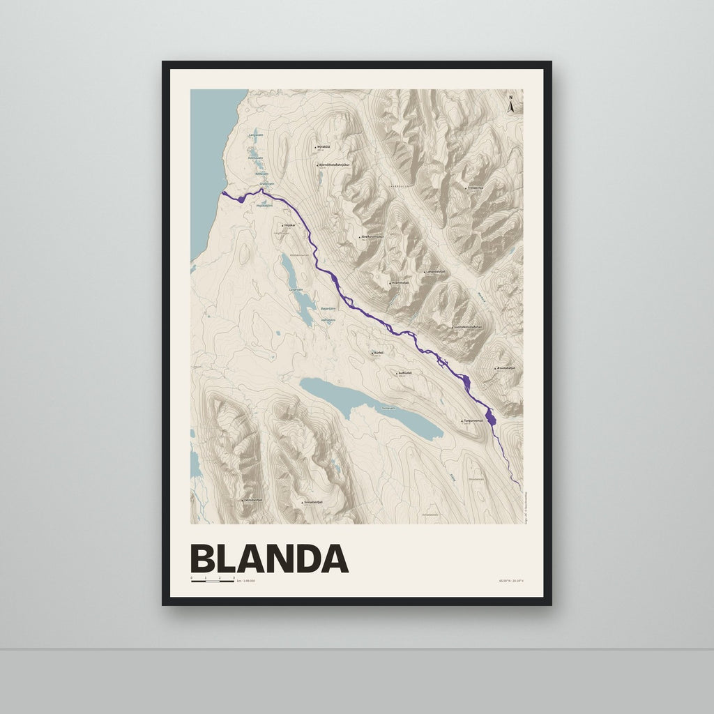 Blanda – Sandur, lúpínufjólublár